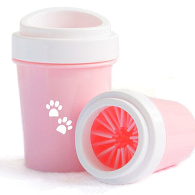 Portable Dog Paw Washer Silicone Foot Wash Cup For Cats And Dogsorange S  (yu-b)