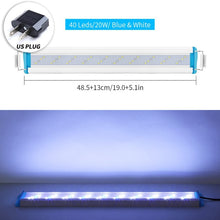 Load image into Gallery viewer, 90-260v Aquarium Clip light Super thin Fish tank Planted Aquarium lamp 18-71cm LED Aquarium Lighting EU Power
