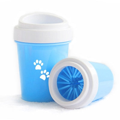 HOOPET Dog Paw Cleaner Cup Soft Silicone Combs Portable Pet Foot Washer Cup Paw  Clean Brush