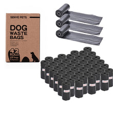 Load image into Gallery viewer, 42 Rolls Dog Poop Bags Black Trash Garbage Bags for Pet Dog Cat Outdoor Home Cleaning Supplies
