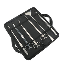 Load image into Gallery viewer, Aquarium Tools Set Plants Tweezers and Scissors Grass Stainless Steel Cleaning Tools Plants Fish Tank Accessories 4 5 6pcs/set
