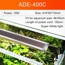 Load image into Gallery viewer, SUNSUN ADE Aquarium LED Lighting Lamp Aquatic Plant Fish Tank LED Light Aquarium Light 5-24W 220V Ultra Slim Grow Lighting Lampe
